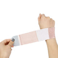 High elastic breathable athletic wristguard for gym and fitness support, shown in black, grey, and pink colour options.