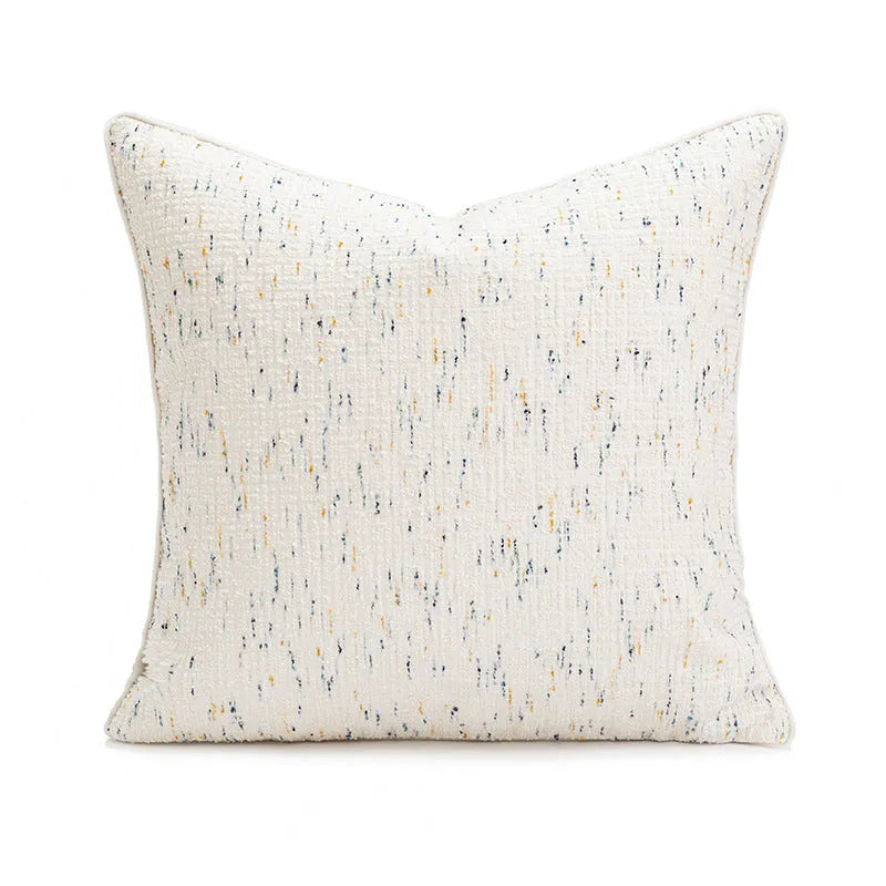 Solid colour sofa cushion with PP cotton filler in 45x45cm coreless size on a living room chair