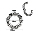 Fashion stainless steel earrings with totem patterns in multiple style options