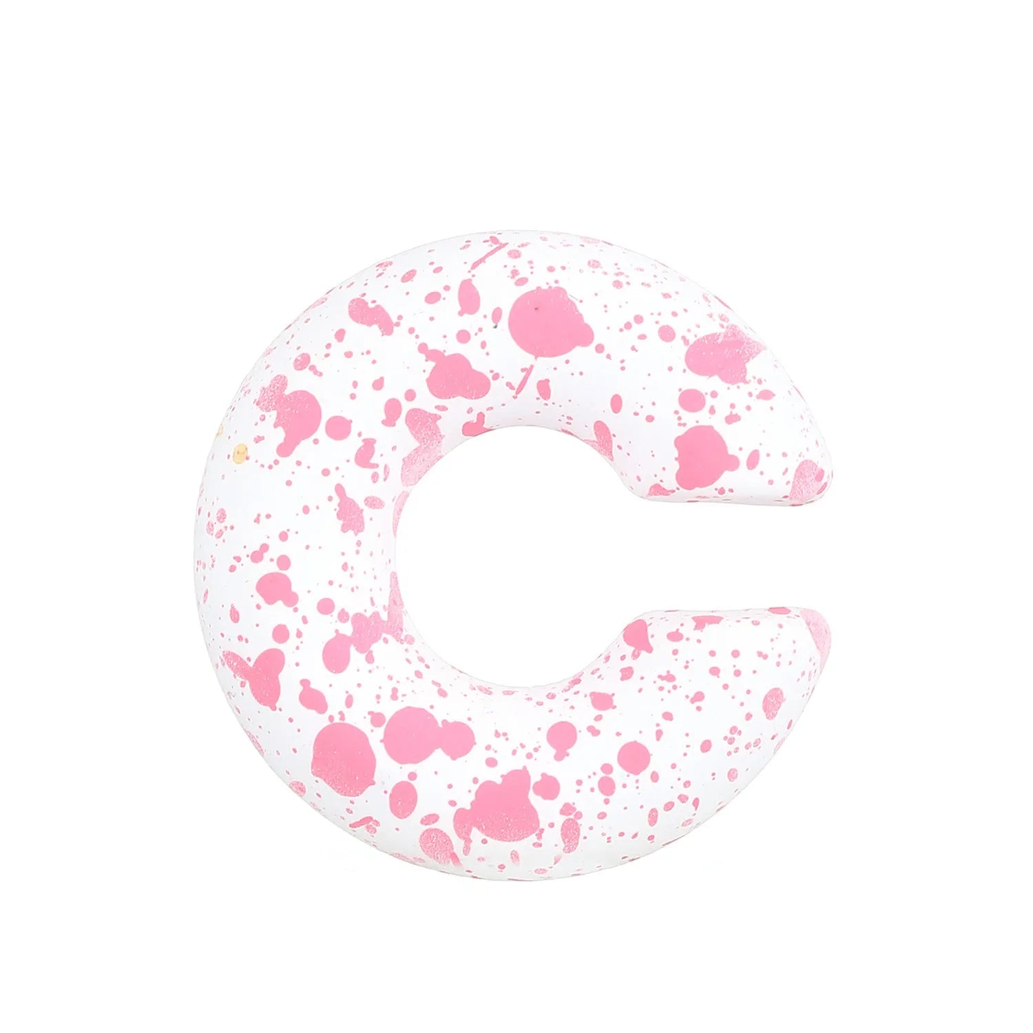 Round C-shaped matte finish clip-on earrings for women in various candy colours