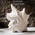French art ceramic vase with coloured glaze in European-style retro design