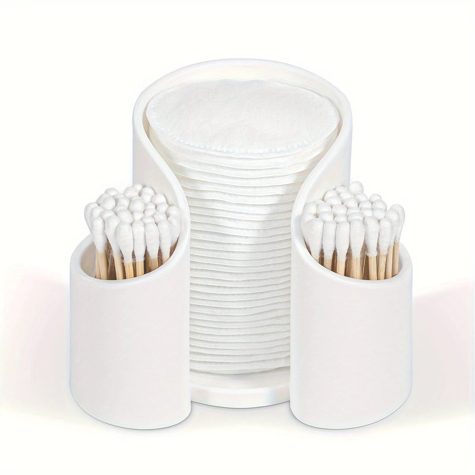 Solid colour plastic dental floss storage box in modern simplicity design.