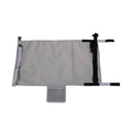 Portable children's aircraft pedal seat extender in nylon with included drawstring carry pouch