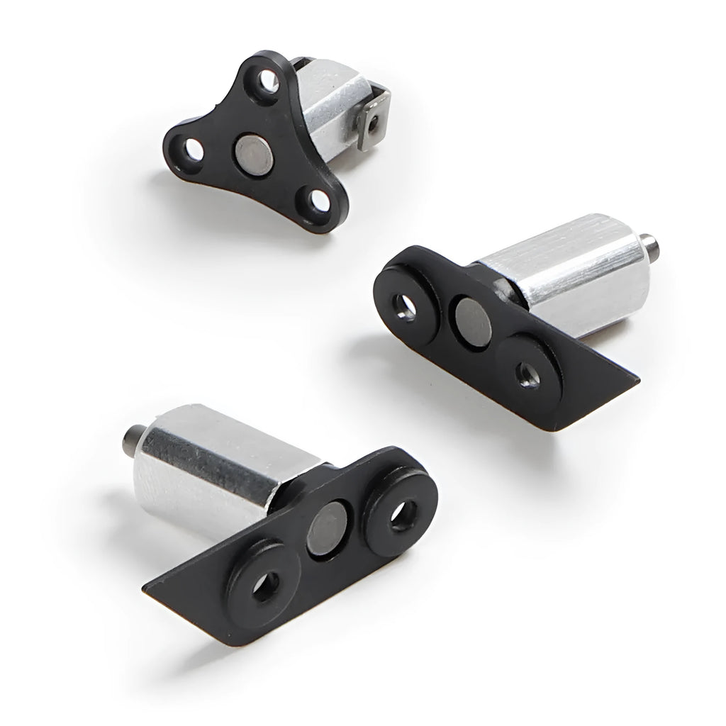 DJI drone rotating shaft replacement accessory showing front and rear arm motor shaft options