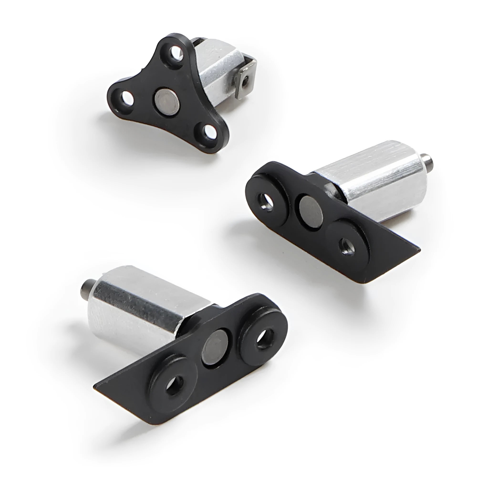 DJI drone rotating shaft replacement accessory showing front and rear arm motor shaft options