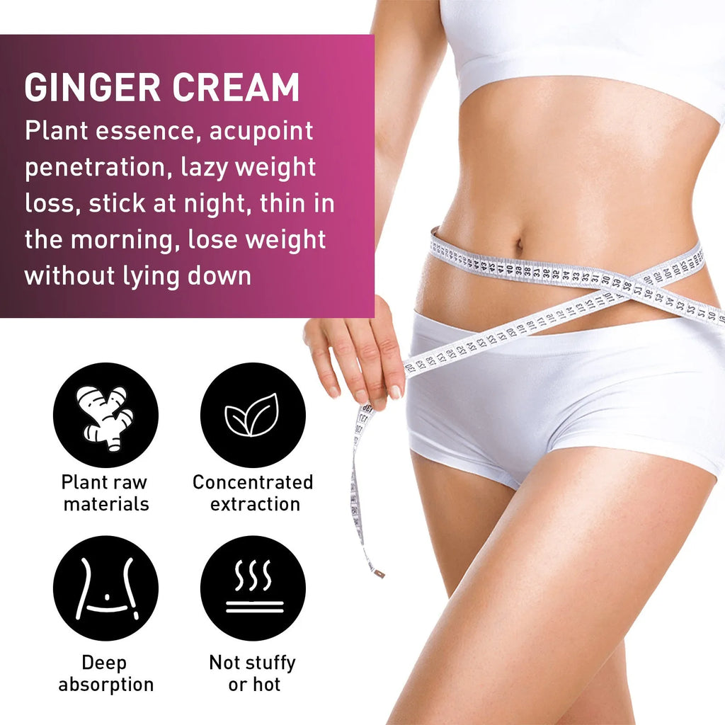 15g tube of ginger body slimming tightening cream with hyaluronic acid.