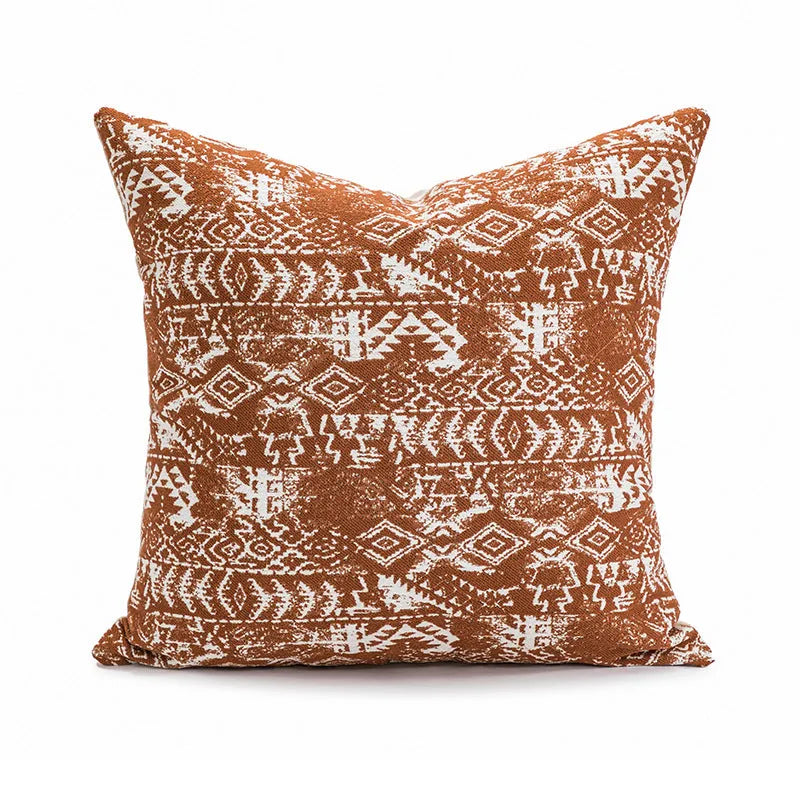 Solid colour sofa cushion with PP cotton filler in 45x45cm coreless size on a living room chair