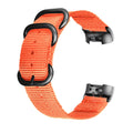 Fitbit Charge nylon three-ring buckle strap in multiple colours including Army Green and Black and Gray