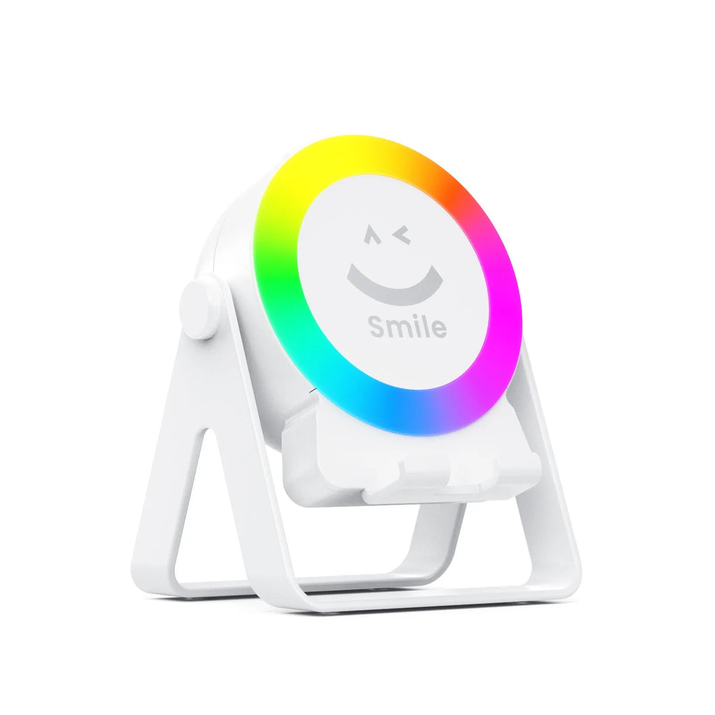 Induction bracket rechargeable Bluetooth speaker with LED colourful lighting in black colour option