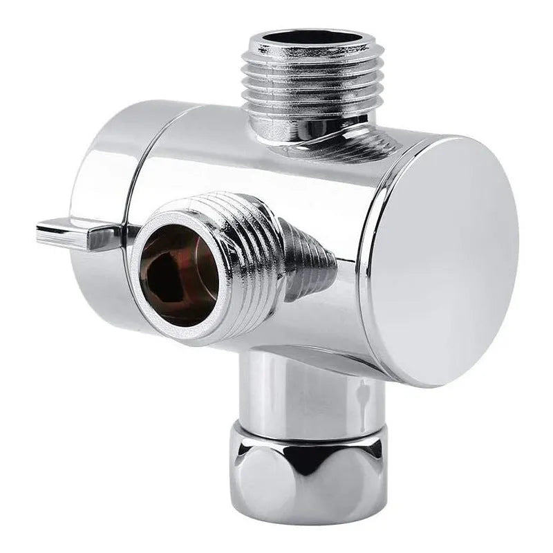 Copper shower water distributor with metal joint connection for multiple shower heads
