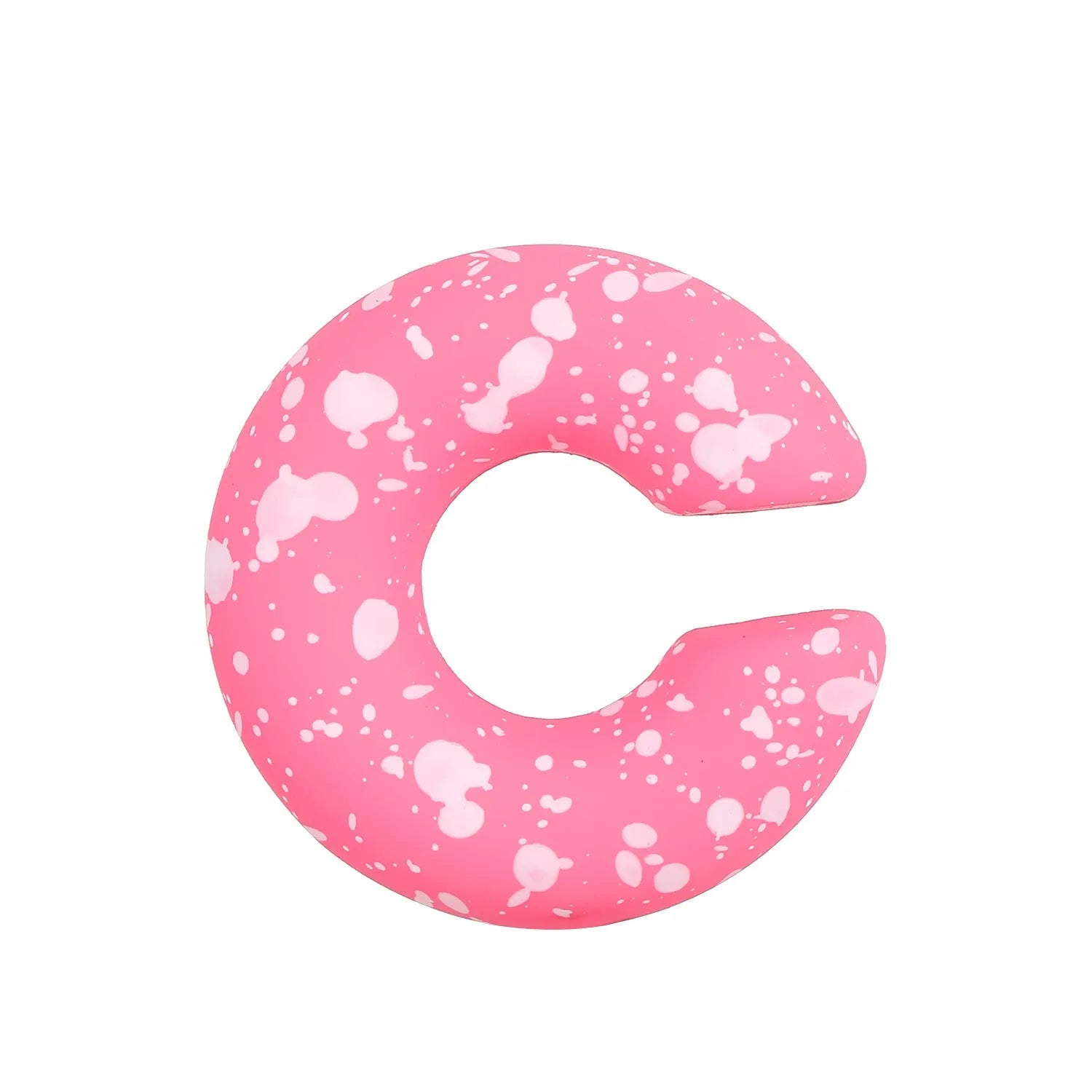 Round C-shaped matte finish clip-on earrings for women in various candy colours