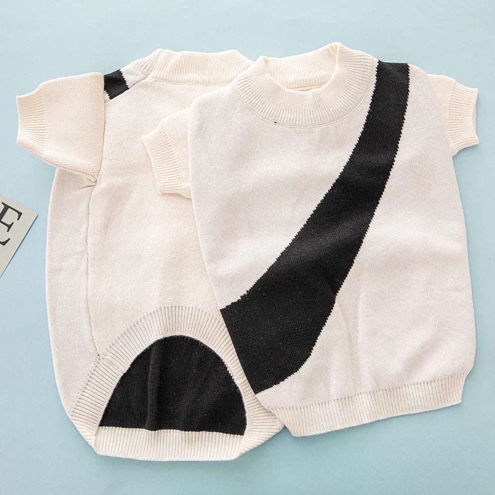 Casual wool dog jumper for Corgi or Poodle in assorted colours and sizes.
