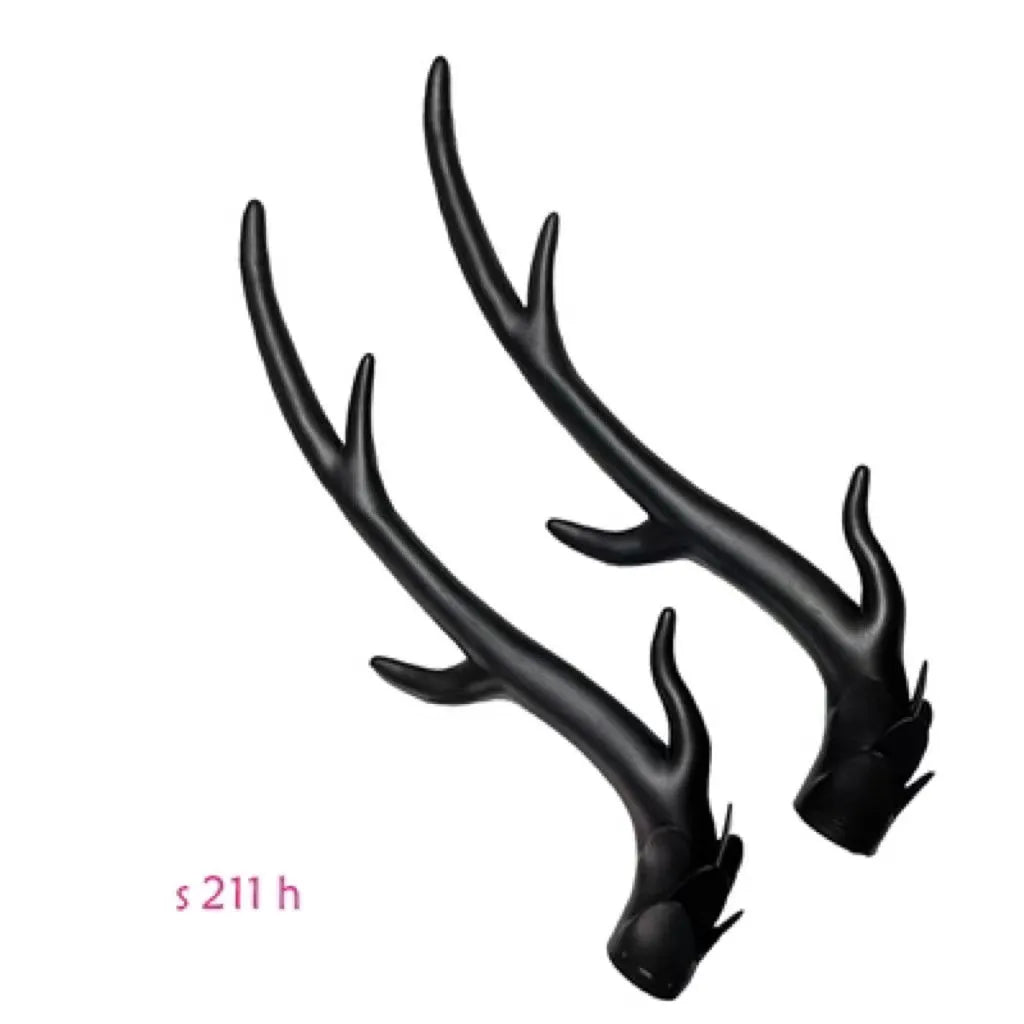 Resin dragon horn helmet decorations for motorcycle and scooter customisation in multiple colours