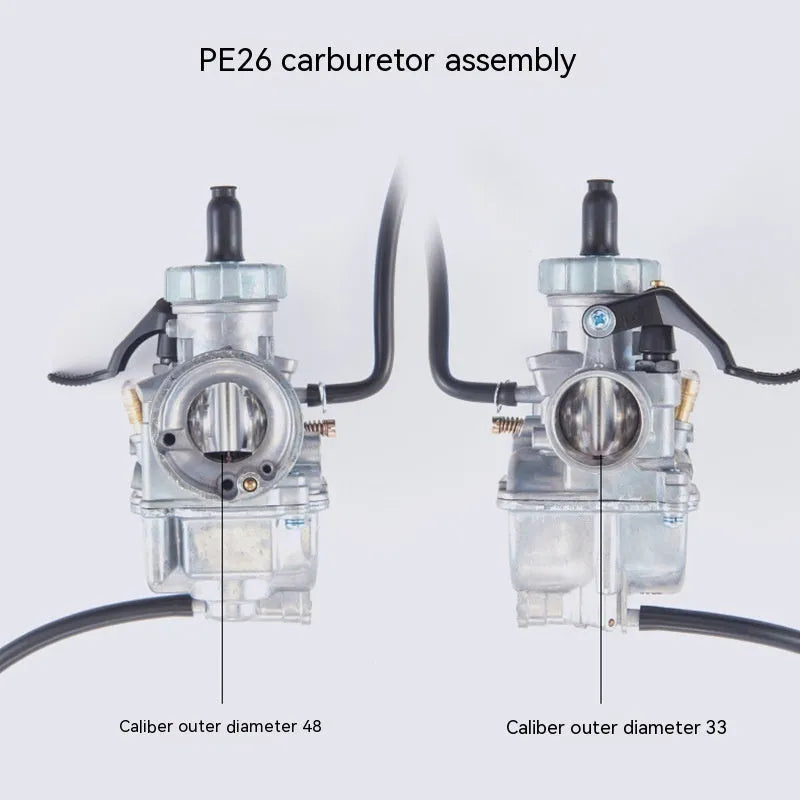 Ba Jia PE26 flat suction plunger motorcycle carburetor assembly engine part