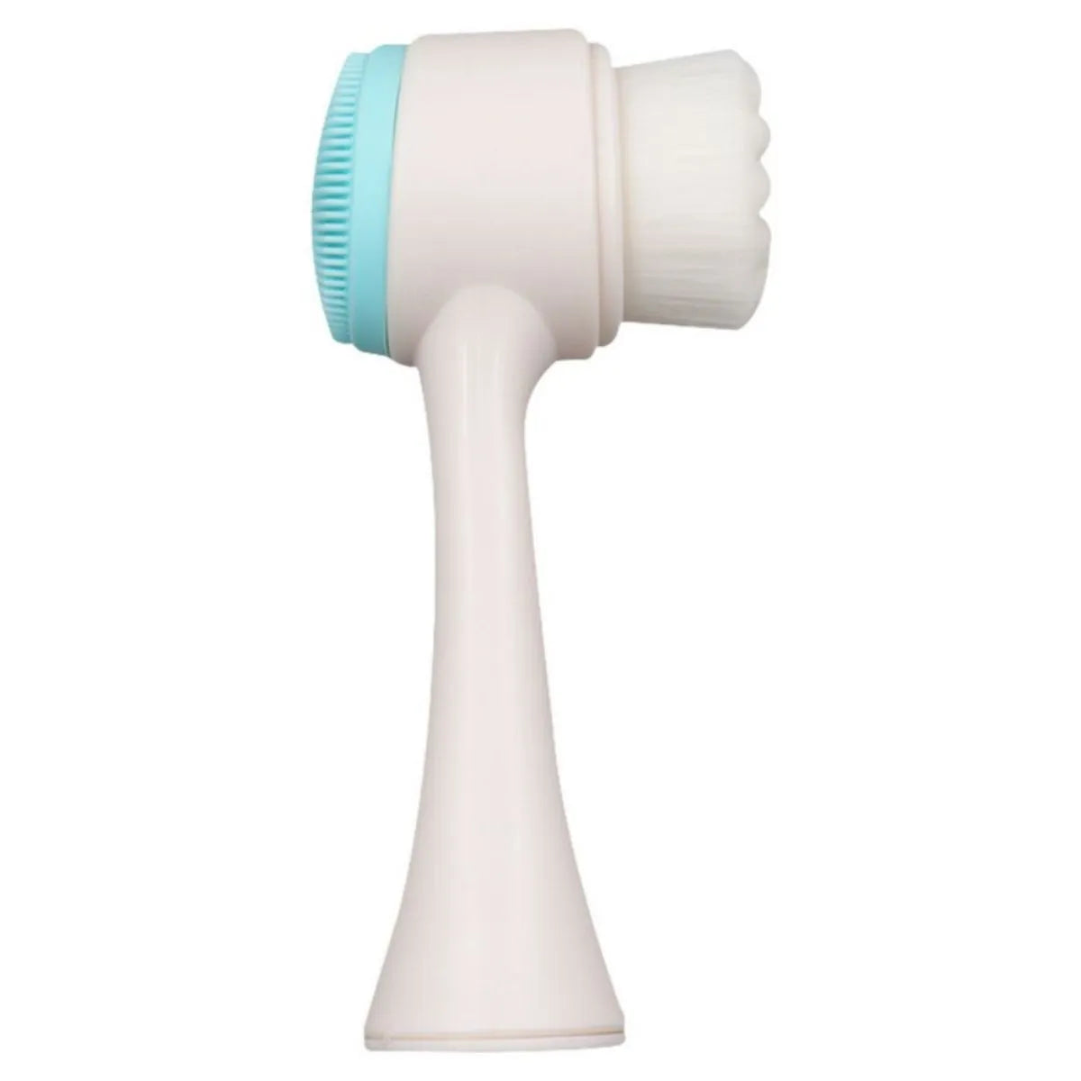 Blue pet paw brush with nylon bristles for grooming dogs and cats
