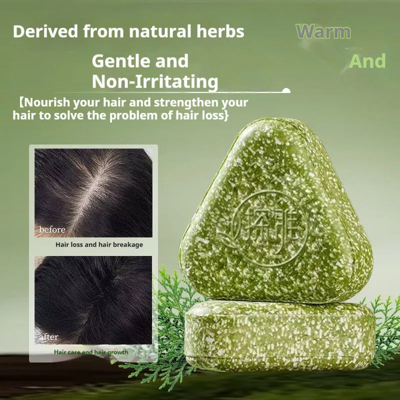 120g Chinese arborvitae twig Usman herbal hair care cleansing face soap bar with traditional ingredients