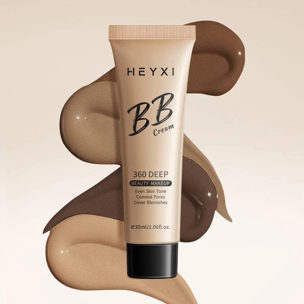 BB Cream makeup bottle in one of four shade colours: 01, 02, 03, or 04.