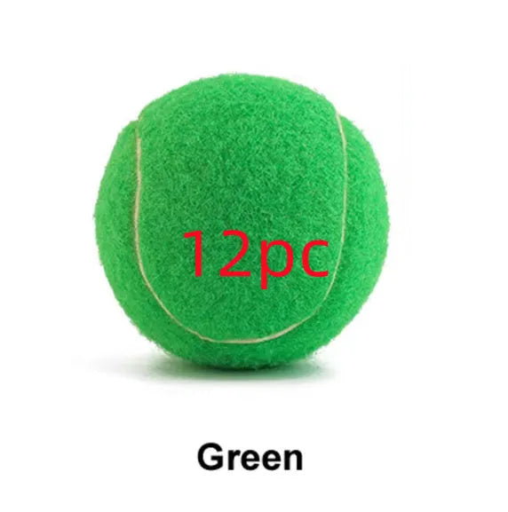 6.3cm bright coloured rubber dog tennis ball for bite-resistant fetch play