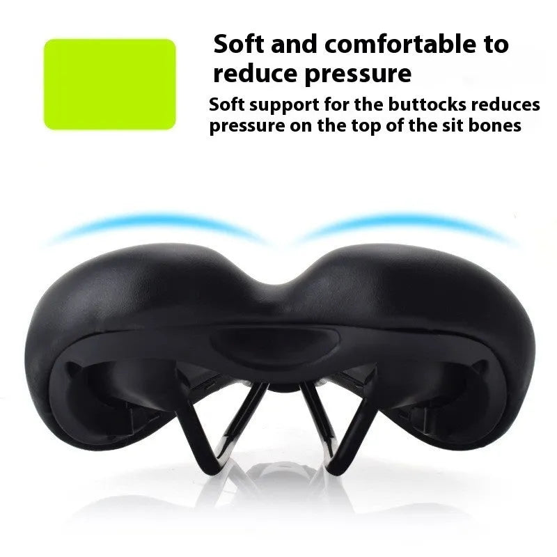 Bicycle seat cushion with hollow design in 3147 colour measuring 270mm by 180mm