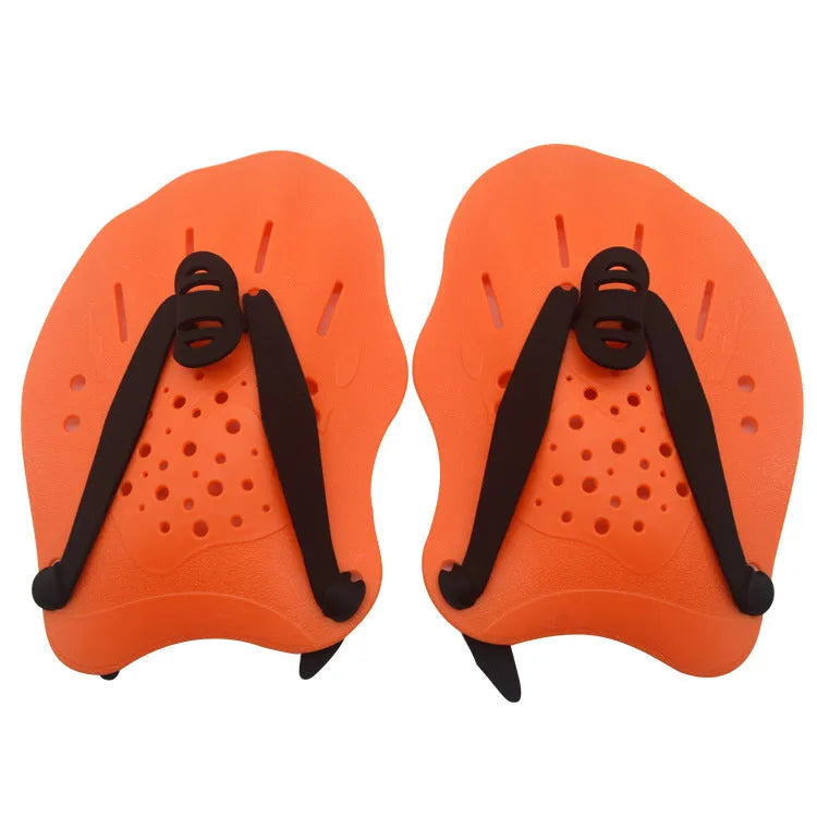 Swimming training web paddles for freestyle stroke technique in multiple colours with S, M, L size options