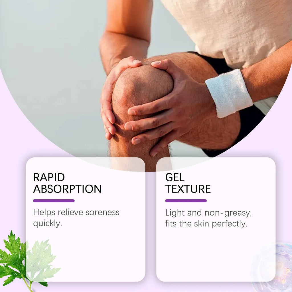100g tube of joint and muscle massage gel for knee and elbow care with natural herbal extracts