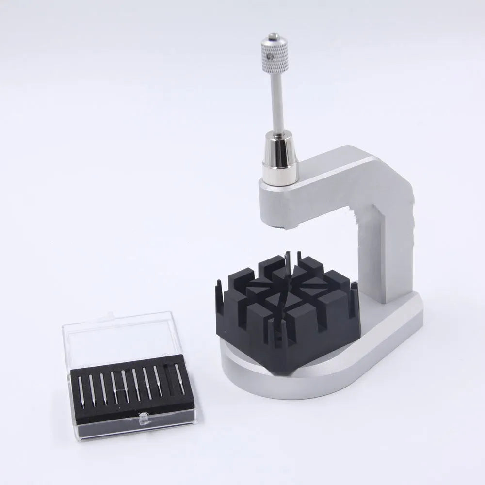 Silver tool steel press strap removal tool with 0.50-1.60mm blade specification