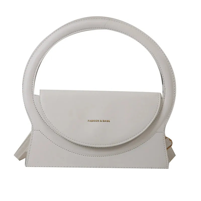 Women's PU leather messenger bag with phone compartment in black colour