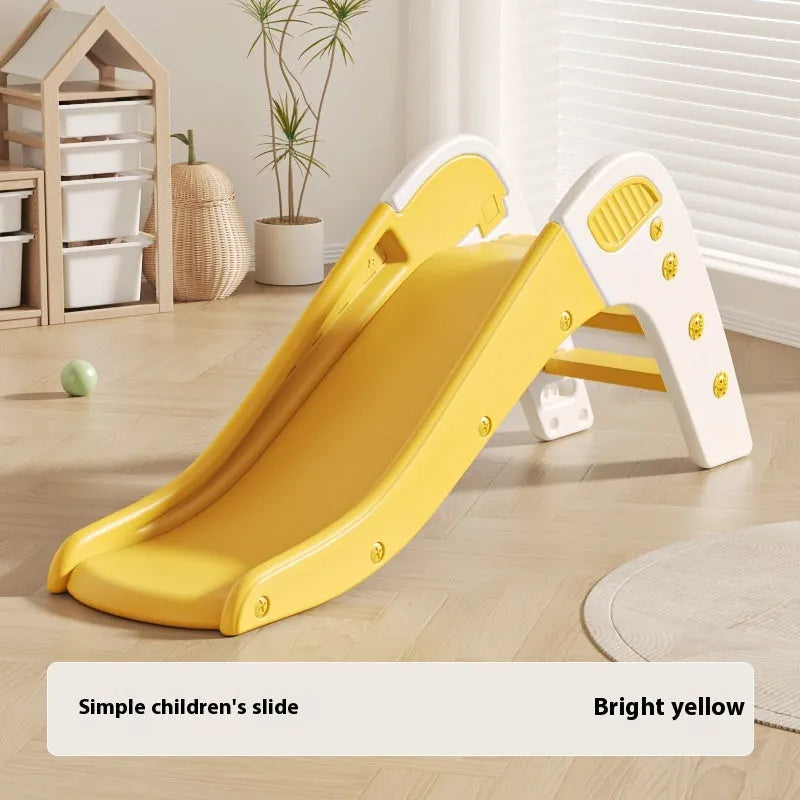 Small plastic baby slide for toddlers, shown in blue colour option.