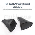 Two black ABS plastic car door trash cans designed for Tesla Model Y front doors.