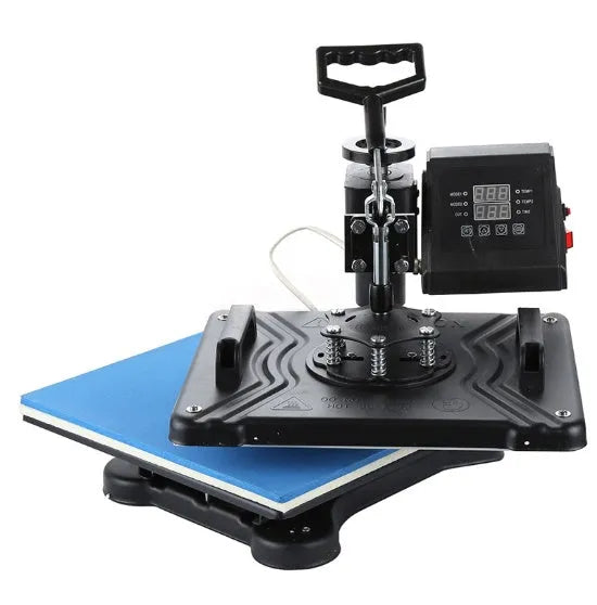Black thermal transfer printing machine for T-shirt fabric applications with 1250W motor
