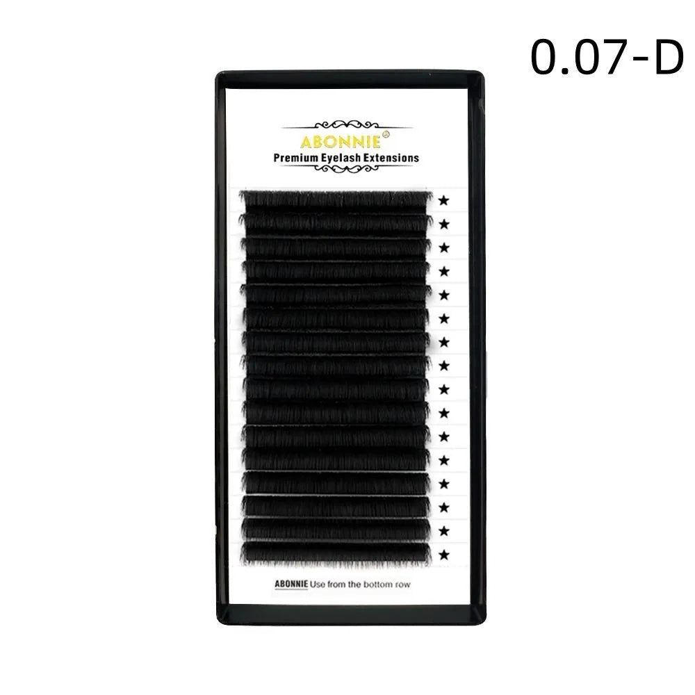 16-row dense round mink hair false eyelashes with matte finish showing length options 8-18mm