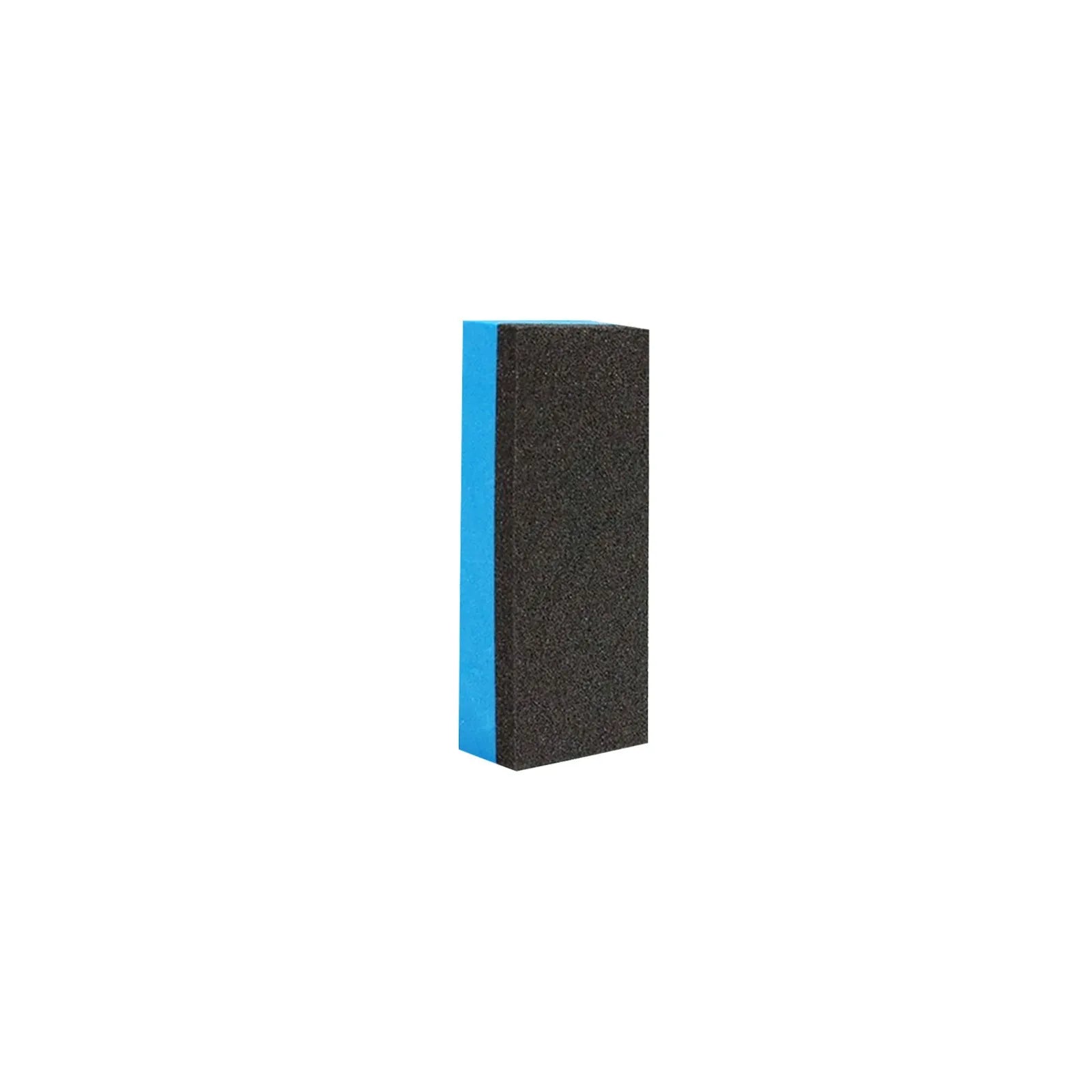 Automotive iron powder rust remover spray bottle with blue square sponge applicator for car surface treatment