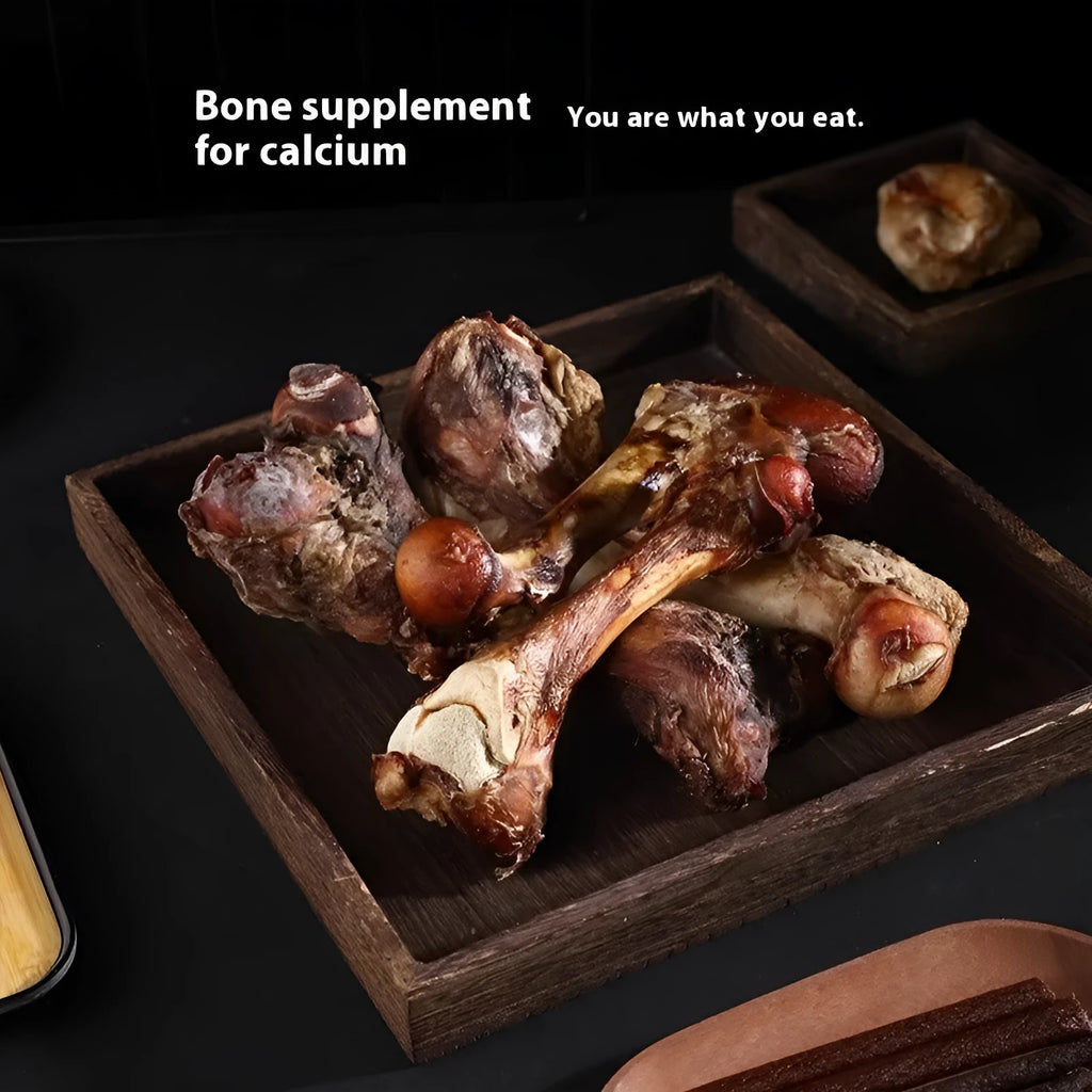 Pet molar rod chew toy for puppies in three sizes with high calcium roasted ox bone flavour