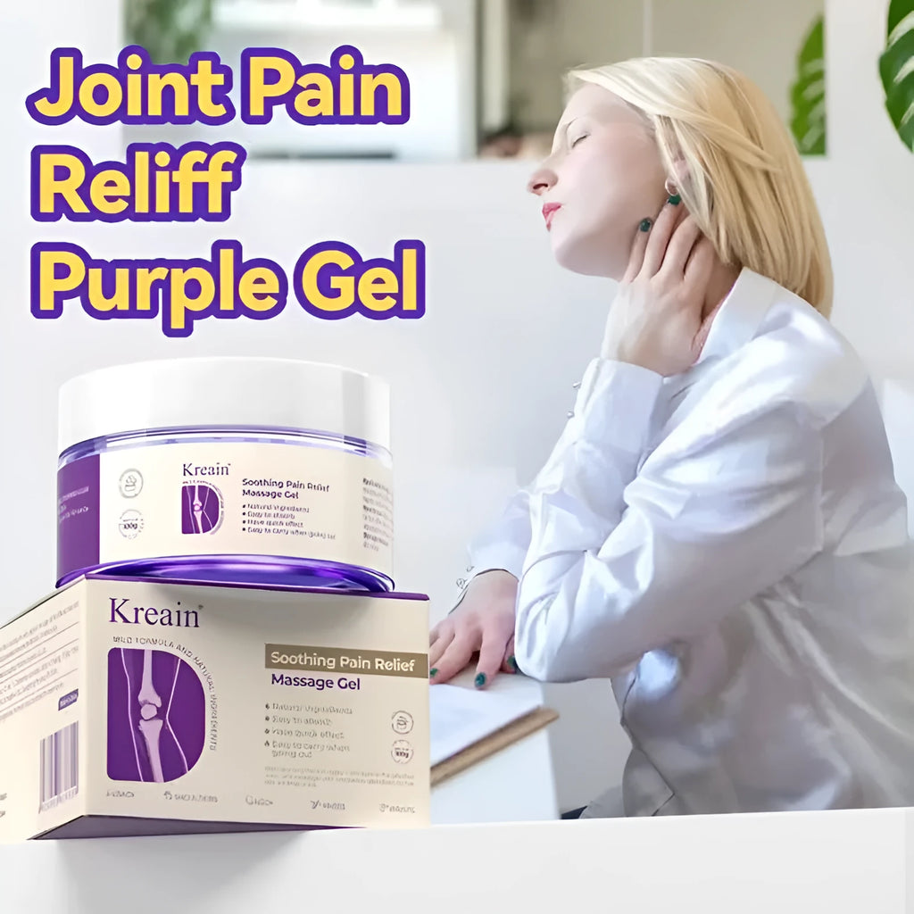 100g tube of unscented joint pain care gel for temporary muscle and joint relief