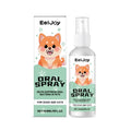 120ml bottle of pet oral spray with chlorhexidine and mint extract for cats and dogs