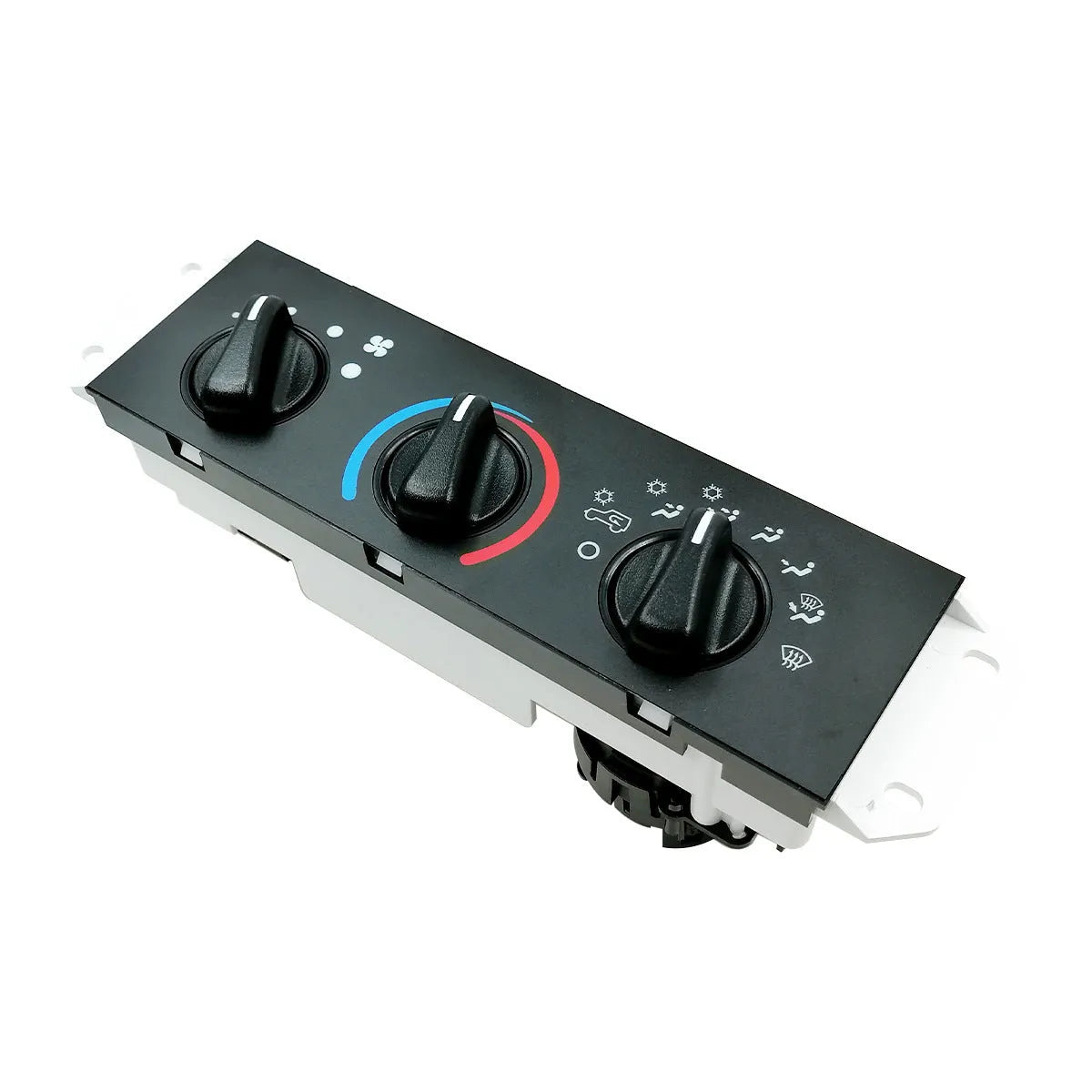Black automotive air conditioning control panel for Jeep Wrangler 2005-2006 replacement