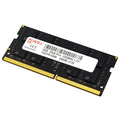 Single DDR4 laptop memory bar (SODIMM) for RAM upgrade, 260-pin, showing label with capacity and speed.