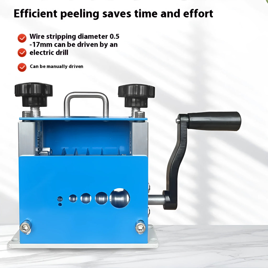 SD-017 manual wire stripping machine with porous housing for 0.5-17mm electrical cables