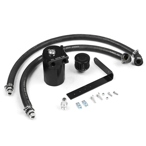 Aluminum alloy oil separator for 2018-2020 Ford Expedition in black, red, blue, or silver