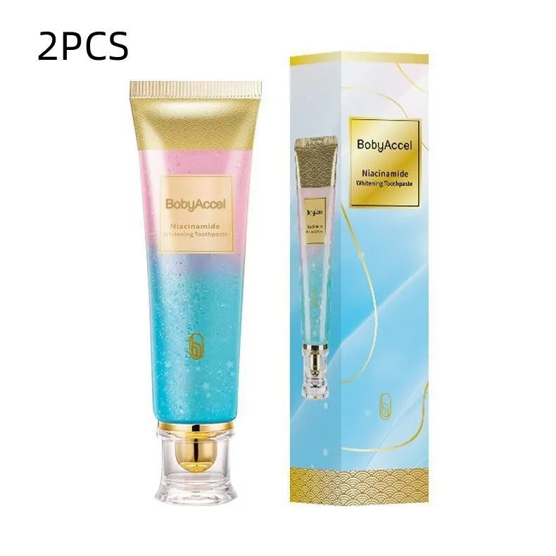 100g tube of nicotinamide whitening toothpaste for adult oral care with cleaning and brightening functions