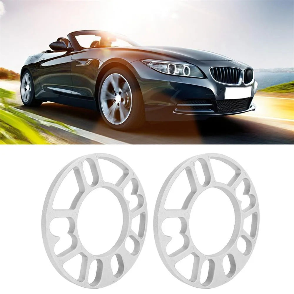 Automotive wheel hub widening gasket spacer in 3mm 5mm 8mm 10mm thickness options for brake clearance