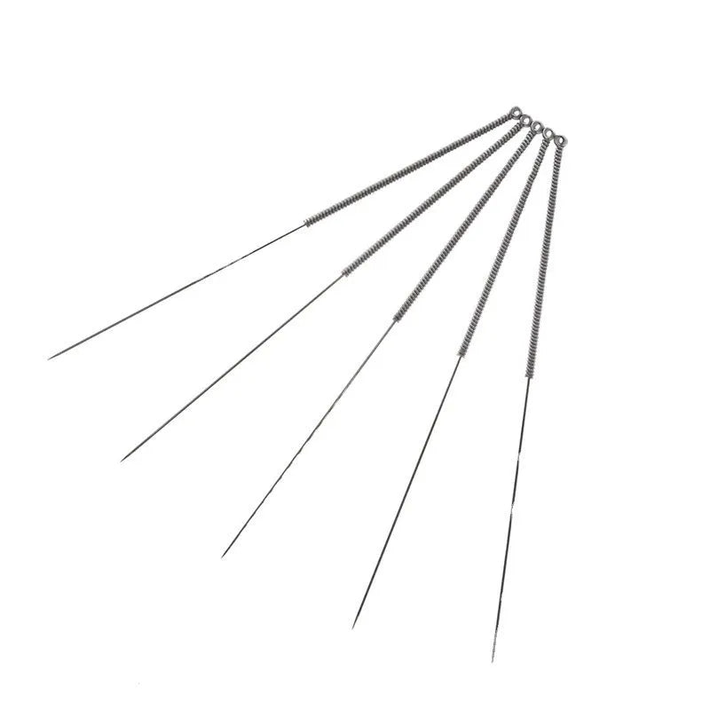 Mk8 E3D 3D printer nozzle cleaning needles pack of 10 in five micron sizes