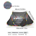 Foldable mesh cat roll cage showing hexagonal, tent and tee shape options for feline play