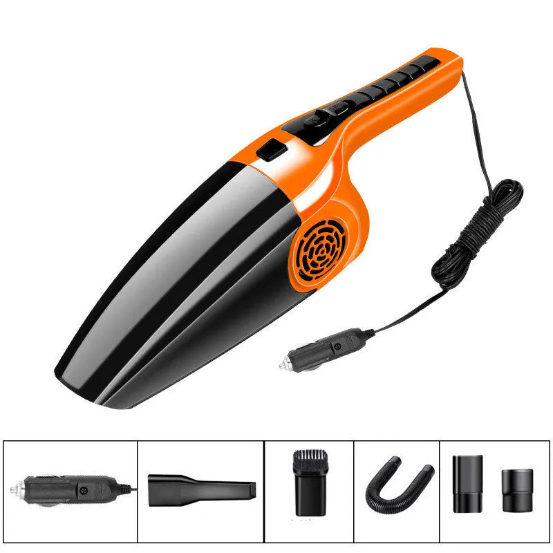 PoHigh Hypa 8th generation black car vacuum cleaner with compact design