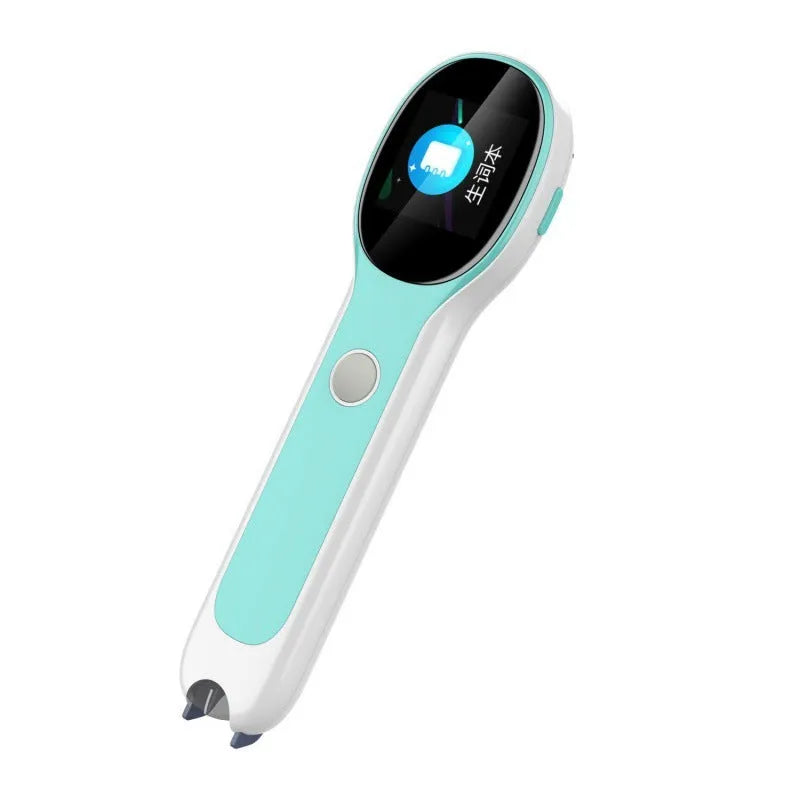 White universal reading pen with translation functions for Chinese-English language learning