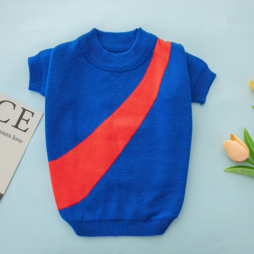 Casual wool dog jumper for Corgi or Poodle in assorted colours and sizes.