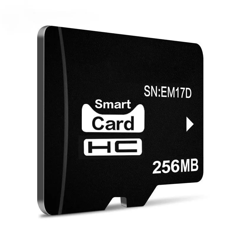 256MB TF memory card in gift packaging for portable electronics