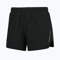 Men's quick-dry running shorts in grey, black, fluorescent green, and blue colours