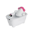 White USB-powered desktop air humidifier with water tank and mist output