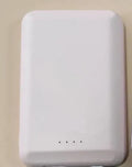 Magnetic wireless power bank in multiple colours showing 5000mAh capacity and plastic casing